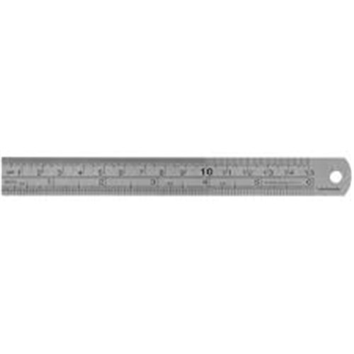 15cm ruler stainless steel